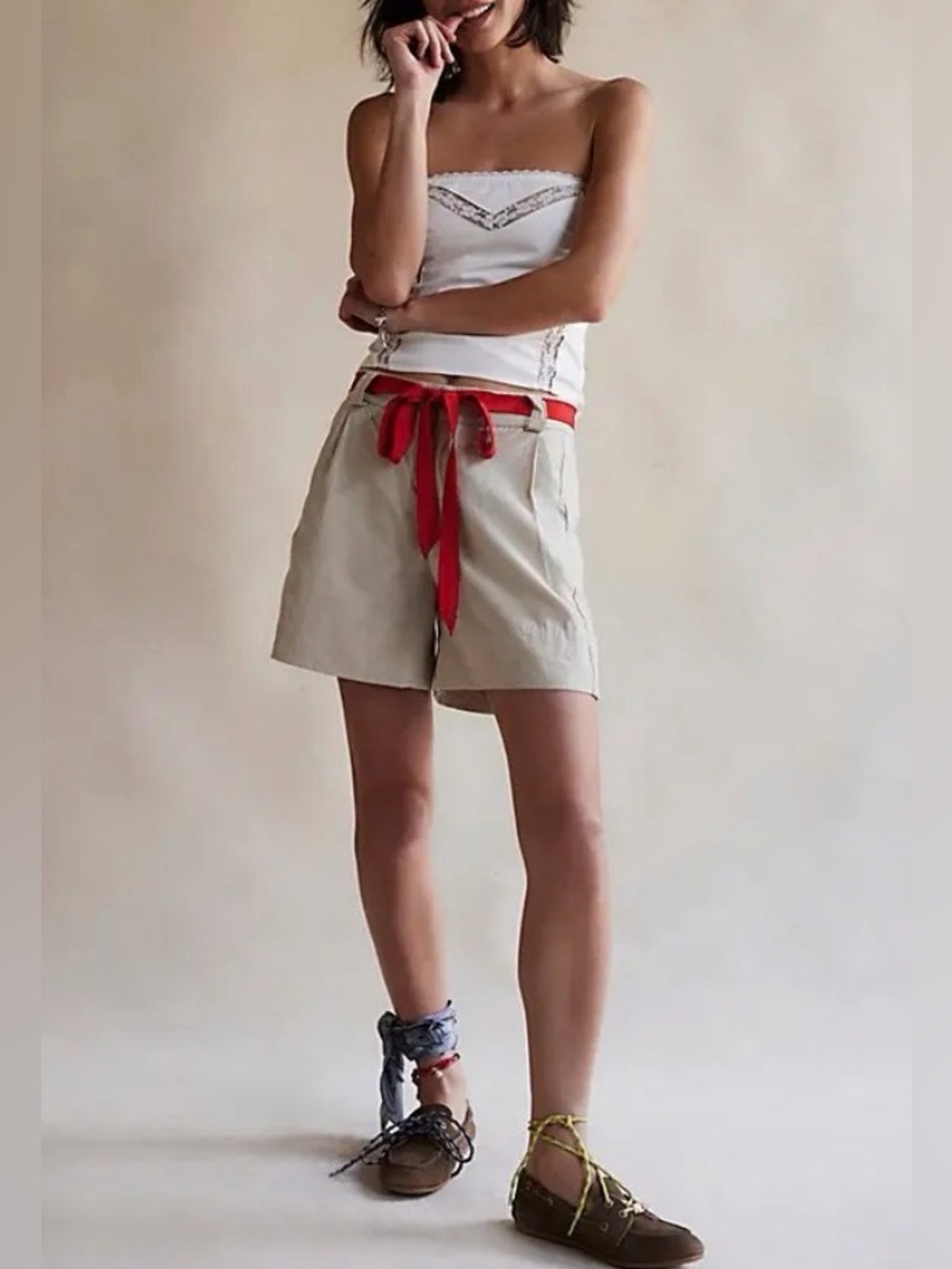 Free People Perfect Prep Trouser Shorts